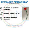 Трафарет “ГВОЗДИКА” для 3D ручки